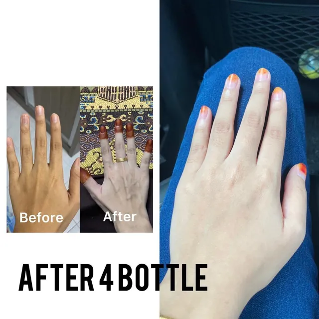 Gambar sebelum dan selepas pelanggan Beauty Dust