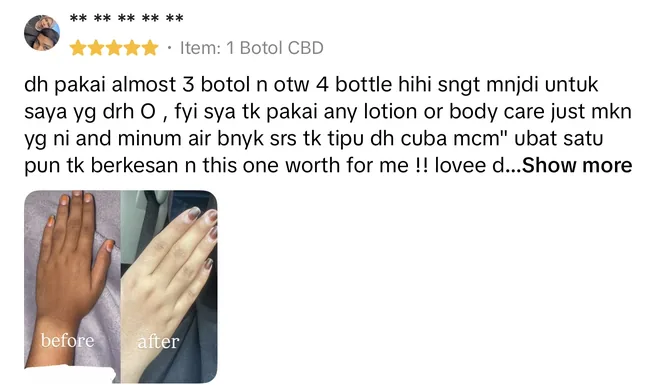 Ulasan pembeli di TikTok Shop