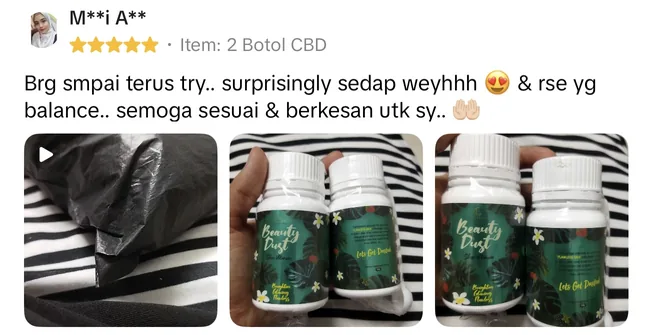 Ulasan pembeli di TikTok Shop